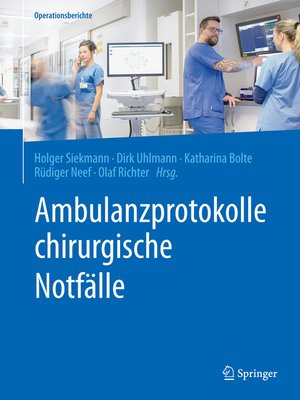cover image of Ambulanzprotokolle chirurgische Notfälle